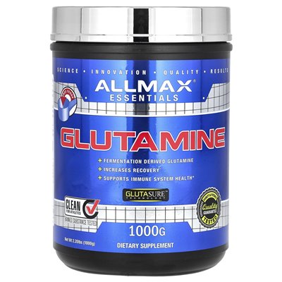 Allmax, Essentials, Glutamin, 5 g, 2,2 Gramm (1000 g)