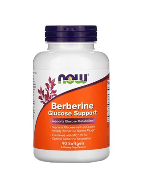 NOW Foods, Berberyna Wsparcie Glukozy, 90 Softgeli