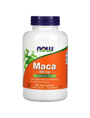 NOW Foods, Maca, 500 mg, 250 vegetarische Kapseln