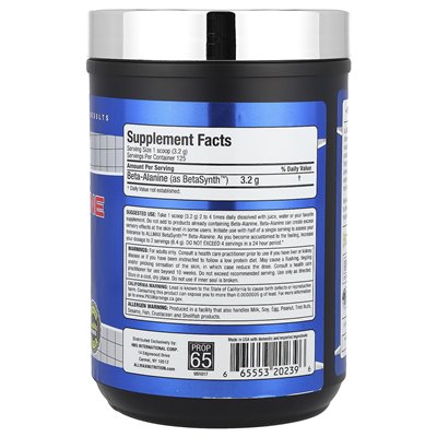 Allmax, Essentials, beta-alanina, 3,2 g, 14,11 uncji (400 g)
