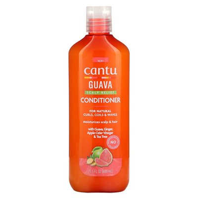 Cantu, Guava Scalp Relief Condower, dla naturalnych loków, cewek i fal, 13,5 fl oz (400 ml)