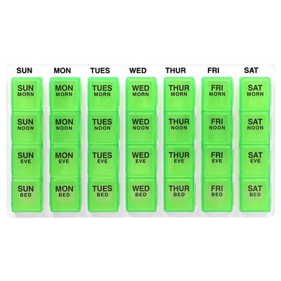 Ezy dawka, cotygodniowe pop-outs Medtime Planner, Medium, 1 Count
