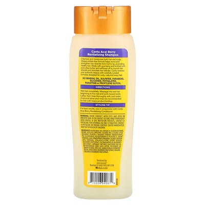 Cantu, rewitalizujący szampon, Acai Berry, 13,5 Fl Oz (400 ml) Cantu, rewitalizujący szampon, Acai Berry, 13,5 Fl Oz (400 ml)