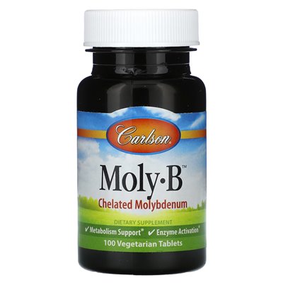 Carlson, Moly-B, 100 vegetarische Tabletten
