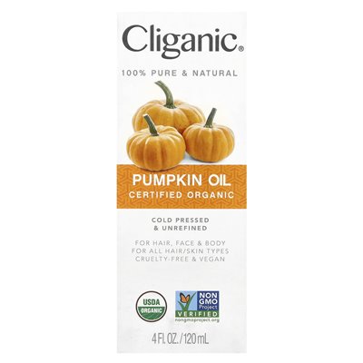 Ciganiczny, organiczny olej dyniowy, 4 fl oz (120 ml)