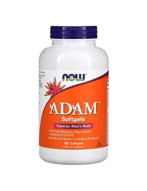 NOW Foods, ADAM, Superior Men's Multi, 180 Softgels NOW Foods, ADAM, Superior Men's Multi, 180 Softgels