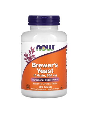 NOW Foods, Bierhefe, 200 Tabletten
