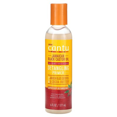 Cantu, Detangling Primer with Jamaican Black Castor Oil & Cocoa Butter, 6 fl oz (177 ml) Cantu, Detangling Primer with Jamaican Black Castor Oil & Cocoa Butter, 6 fl oz (177 ml)