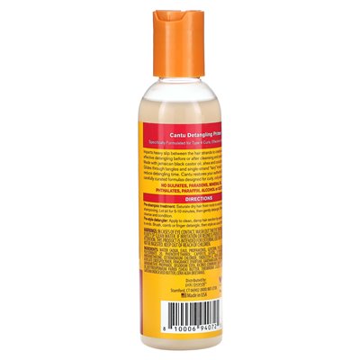 Cantu, Detangling Primer with Jamaican Black Castor Oil & Cocoa Butter, 6 fl oz (177 ml) Cantu, Detangling Primer with Jamaican Black Castor Oil & Cocoa Butter, 6 fl oz (177 ml)