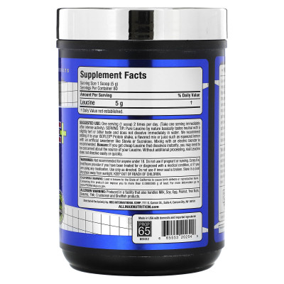 Allmax, Essentials, Leucin+, 5 g, 14,11 oz (400 g)