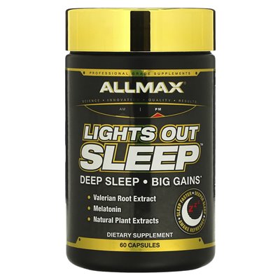 Allmax, Lights Out Sleep ™, 60 Kapseln