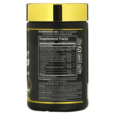 Allmax, Lights Out Sleep ™, 60 kapsułek