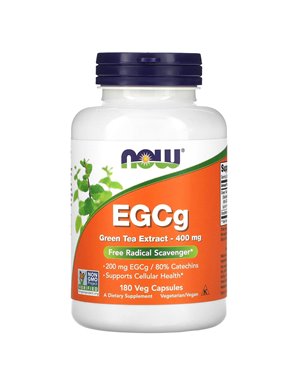 NOW Foods, EGCg, Green Tea Extract, 400 mg, 180 Vegetarian Capsules