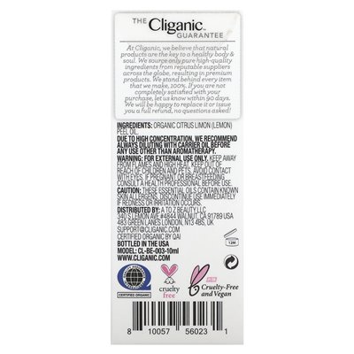 Cliganic, 100% Czyste Olejki Eteryczne, Oliwa z Cytryny, 0.33 fl oz (10 ml) Cliganic, 100% Czyste Olejki Eteryczne, Oliwa z Cytryny, 0.33 fl oz (10 ml)