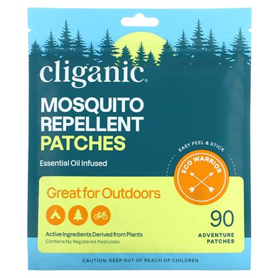 Ciganic, Mosquito Repellent Adventure Patches, 90 łatek Ciganic, Mosquito Repellent Adventure Patches, 90 łatek