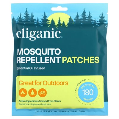 Ciganic, Mosquito Repellent Solid Color Patches, 180 łatek Ciganic, Mosquito Repellent Solid Color Patches, 180 łatek