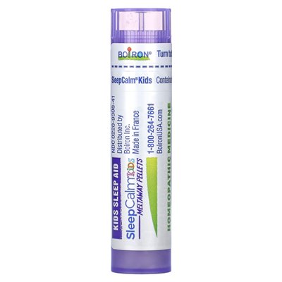 Boiron, SleepCalm Kids, 2 Portable Tubes, 80 Pellets Each