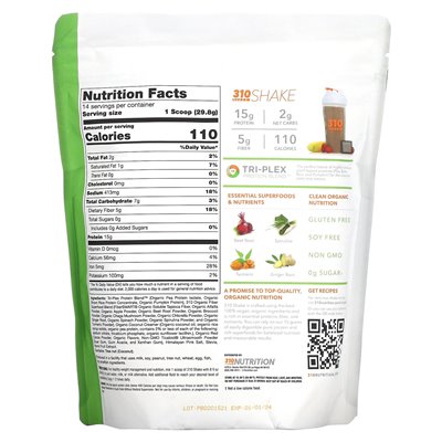 310 Nutrition, Shake Mose Making, czekolada, 14,7 uncji (417,2 g) 310 Nutrition, Shake Mose Making, czekolada, 14,7 uncji (417,2 g)
