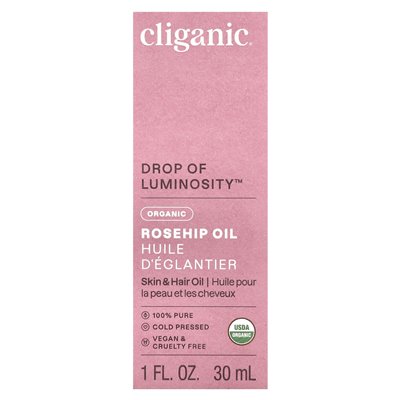 Cliganic, Olej z Dzikiej Róży, 1 szklanka (30 ml) Cliganic, Olej z Dzikiej Róży, 1 szklanka (30 ml)