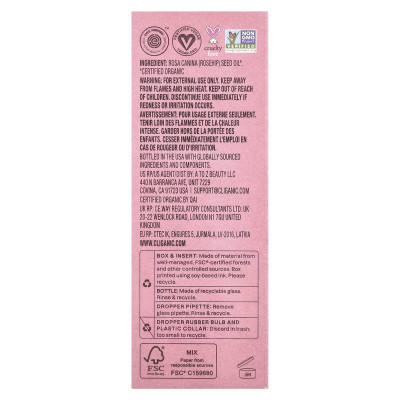 Cliganic, Olej z Dzikiej Róży, 1 szklanka (30 ml) Cliganic, Olej z Dzikiej Róży, 1 szklanka (30 ml)