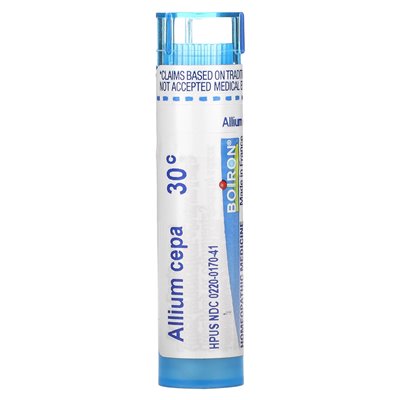 Boiron, Allium Cepa, 30c, ulga w alergii, około 80 granulków