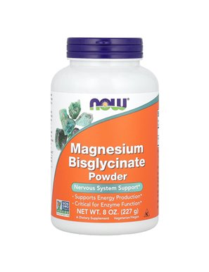 NOW Foods, Proszek diglicynianu magnezu, 227 g NOW Foods, Proszek diglicynianu magnezu, 227 g