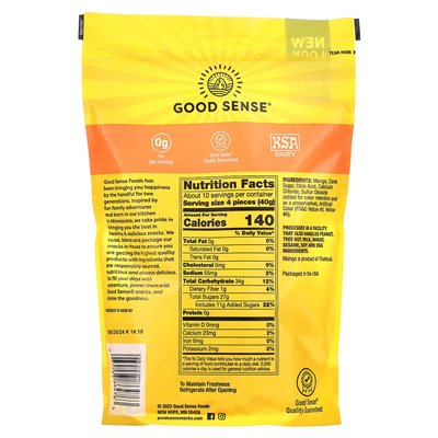 Awareness, mango, dried and sweetened, 14 oz (397 g)