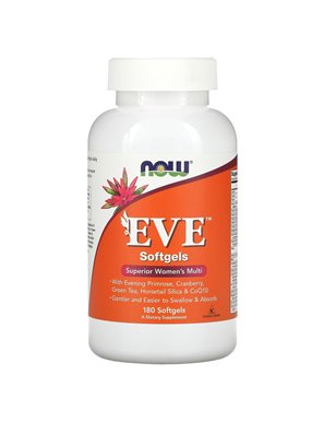 NOW Foods, EVE, Superior Women's Multi, 180 Softgels NOW Foods, EVE, Superior Women's Multi, 180 Softgels