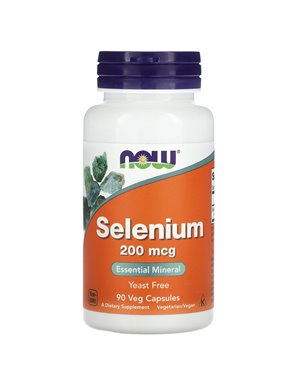 NOW Foods, Selen, 200 mcg, 90 Kapseln in vegetarischer Form NOW Foods, Selen, 200 mcg, 90 Kapseln in vegetarischer Form