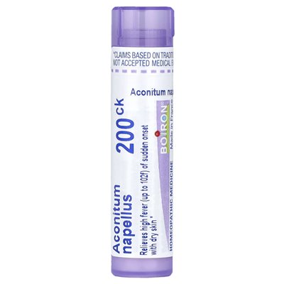 Boiron, Aconitum Napellus, 200 CK, Approx 80 Pellets