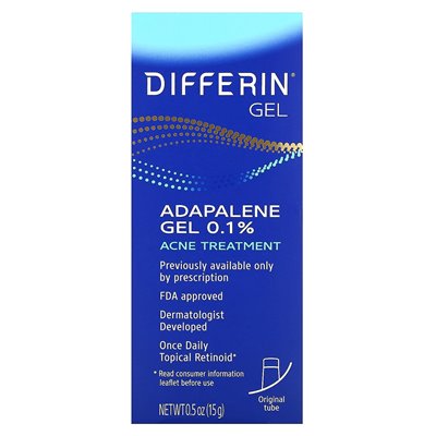 Der Unterschied, Adapalengel 0,1 % Aknebehandlung, parfümfrei, 0,5 Unzen (15 g)