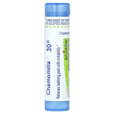 Boiron, Chamomilla, 30c, ząb i drażliwość, około 80 granulków