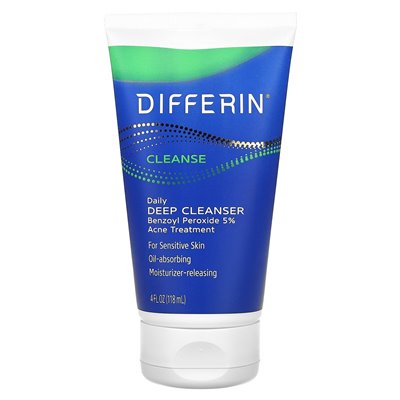 Varies, Täglicher Tiefenreiniger, Empfindliche Haut, 4 fl oz (118 ml)