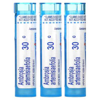 Boiron, Ambrosia, Allergy Relief, Moptaway, 3 Tubes, 80 Granules