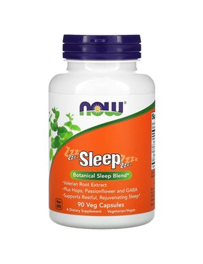 NOW Foods, Sen, Botaniczny Blend do Snu, 90 Wegańskich Kapsułek