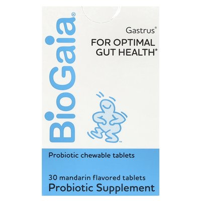 Biogaia, Gastrus for Optimal Gut Health, Mandarin, 30 Tablets