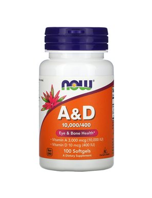 NOW Foods, A&D, 100 Softgel-Kapseln