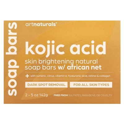 Artnaturals, mydło kajowego kwasu, 2 słupki, 5 uncji (142 g)