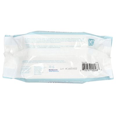 Dr Talbot's, smocifier and Teether Wipes, 0 m +, waniliowe mleko, 48 chusteczek