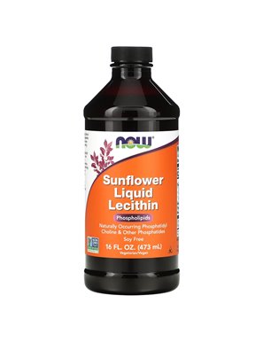 NOW Foods, Lecytyna słonecznikowa w płynie, 473 ml