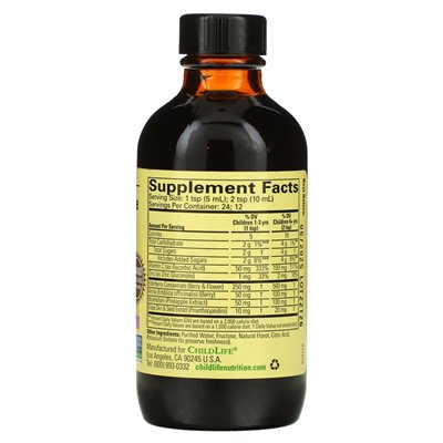 Niezbędne życie, niezbędne, opiekuńcze, naturalne winogrona, 4 fl oz (118 ml)