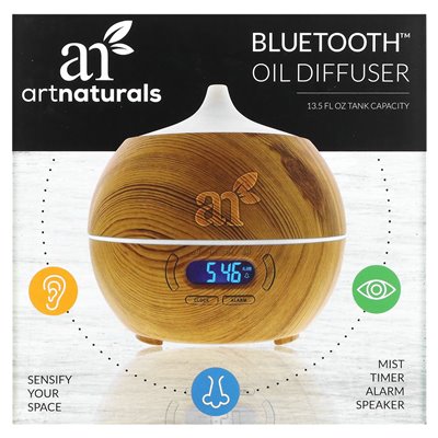 artnaturals, Bluetooth Oil Diffuser, 1 Diffuser artnaturals, Bluetooth Oil Diffuser, 1 Diffuser