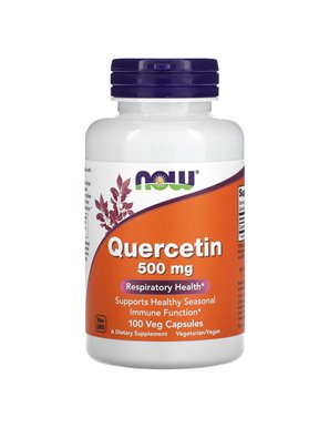 NOW Foods, Quercetin, 500 mg, 100 vegane Kapseln NOW Foods, Quercetin, 500 mg, 100 vegane Kapseln