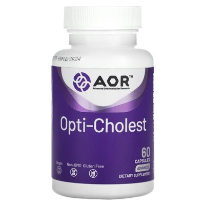 Advanced Orthomolecular Research AOR, Opti-Cholest, 500 mg, 60 Kapseln