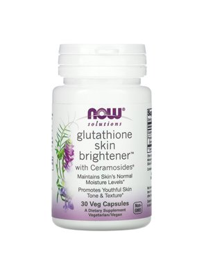 NOW Foods, Solutions, Glutathione Skin Brightener, 30 vegane Kapseln NOW Foods, Solutions, Glutathione Skin Brightener, 30 vegane Kapseln