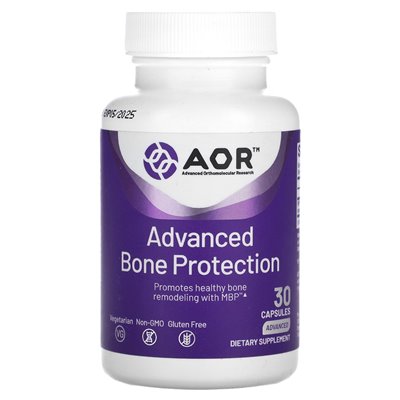 Advanced Orthomolecular Research AOR, Erweiterter Knochenschutz, 40 mg, 30 Kapseln