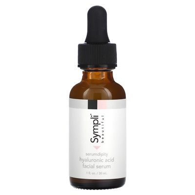 Sympli Beautiful, serumdipity, hyaluronic acid face serum, 1 fl Oz (30 ml)