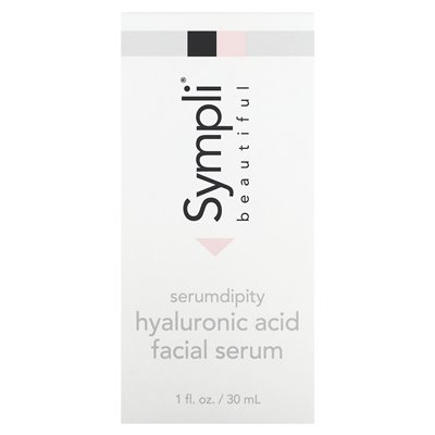 Sympli Beautiful, serumdipity, hyaluronic acid face serum, 1 fl Oz (30 ml)