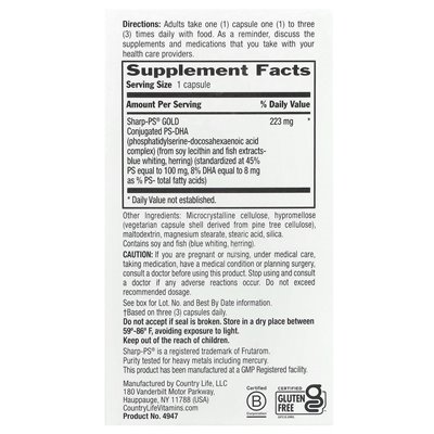 Country Life, Triple Action Hard, 30 Capsules