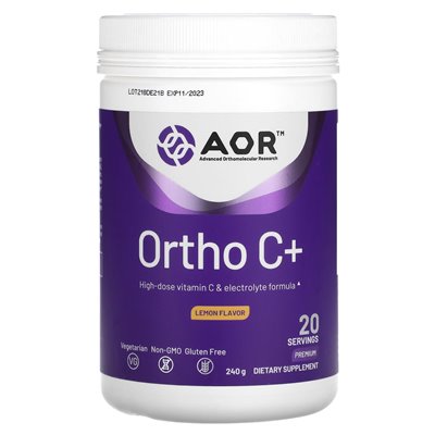 Advanced Orthomolecular Research AOR, Ortho C+, Zitrone, 8,47 oz (240 g)